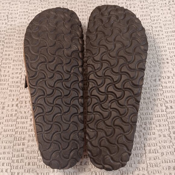 Birkenstock 'Buckley' women's blue suede leather mules sz 40 EU / 9 - 9.5 US - Picture 10 of 14